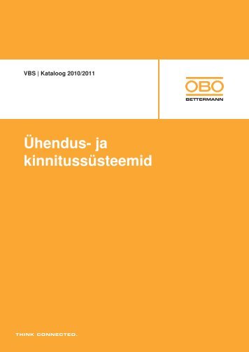 VBS Ühendus- ja kinnitussüsteemid - OBO Bettermann