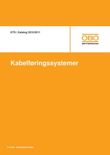 KTS Kabelføringssystemer - OBO Bettermann