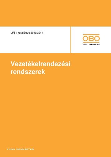 LFS Vezetékelrendezési rendszerek - OBO Bettermann