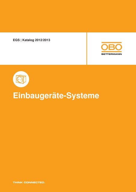 EGS Einbaugeräte-Systeme - OBO Bettermann