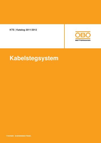 KTS | Kabelrännsystem, gångbart - OBO Bettermann
