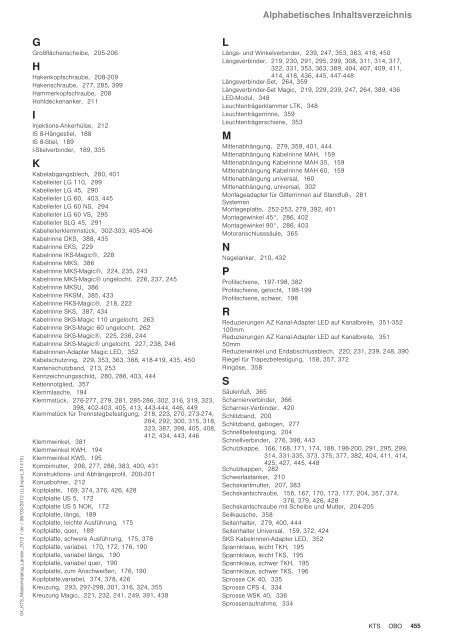 KTS | Edelstahl-Systeme V2A - OBO Bettermann