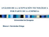 Modelo de Aceptación Tecnológica - Universidad de Zaragoza