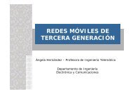 REDES MÓVILES DE TERCERA GENERACIÓN