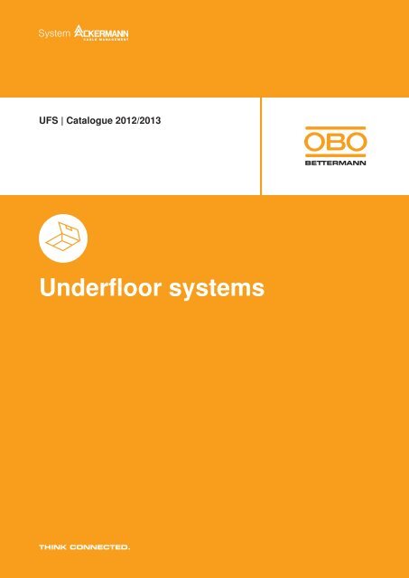 Successful rattle Resistant UFS | OKB open trunking system, screed-flush - OBO Bettermann
