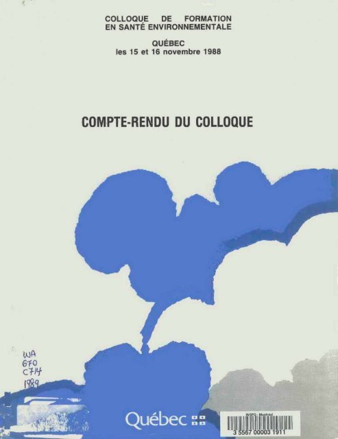 COMPTE-RENDU DU COLLOQUE