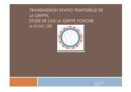 transmission spatio temporelle de la grippe. etude ... - AgroParisTech