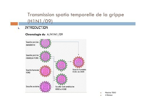 transmission spatio temporelle de la grippe. etude ... - AgroParisTech