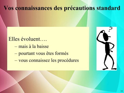 Résultats régionaux et locaux Audit "Précautions Standard" - arlin