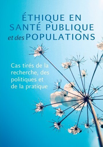 Éthique en santé publique et des populations - Joint Centre for ...