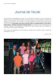 Journal de l'école - Ecoles-du-Jura.ch