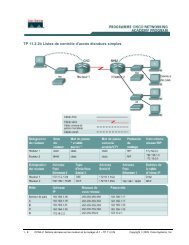 TP 11.2.2b Listes de contrôle d'accès étendues simples - UTEZ