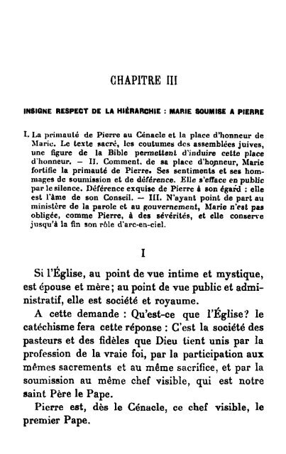 La Mère des chrétiens et la Reine de l'Église - Livres mystiques