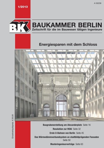 BK-Heft 2013-01 - Baukammer Berlin