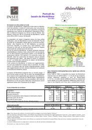 Portrait du bassin de Montélimar - Région Rhône-Alpes