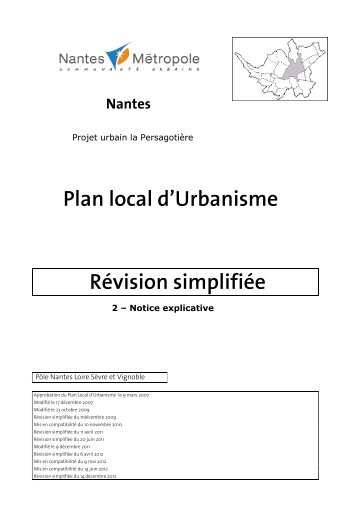 notice 07 09 12 - Le plan local d'urbanisme de Nantes Métropole