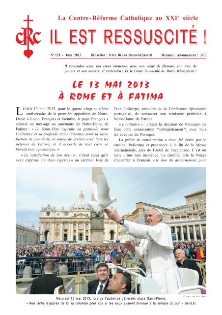 N° 129 (PDF) - La Contre-Réforme catholique au XXIe siècle