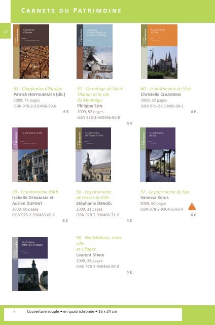 Catalogue des publications