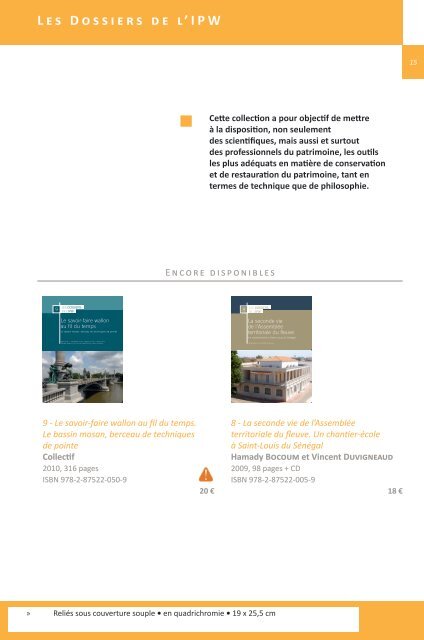 Catalogue des publications