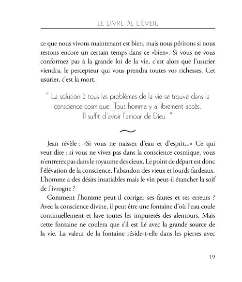 EBOOK - Le livre de l'Eveil