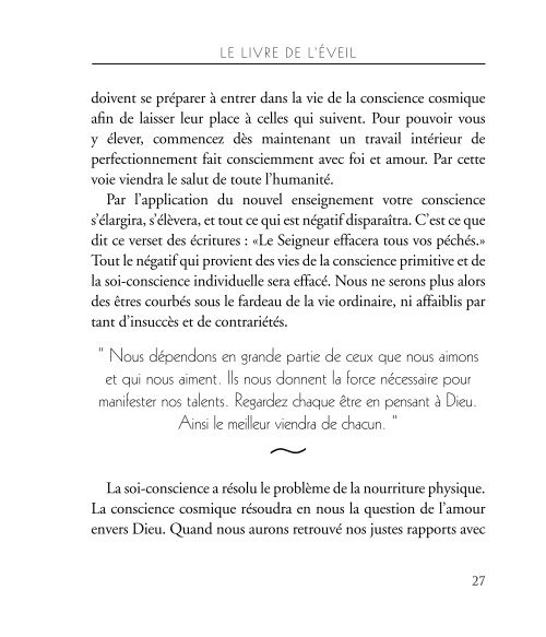 EBOOK - Le livre de l'Eveil