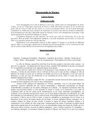 Monographie de Marines - Histoire et Patrimoine du Vexin