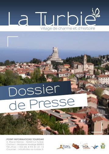 Télécharger le dossier de presse - La Turbie