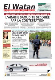 L'ARABIE SAOUDITE SECOUÉE PAR LA CONTESTATION