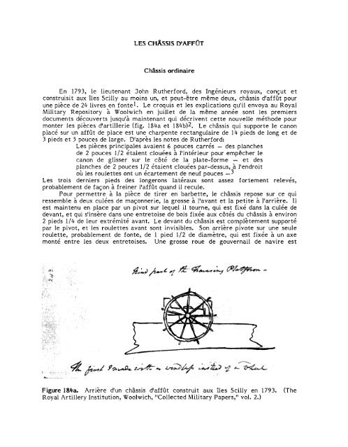 l'artillerie lisse britannique: étude technologique sur l'identification, l ...