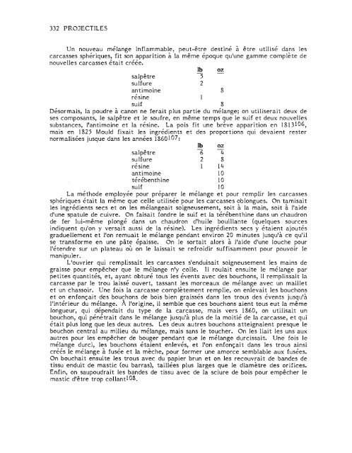 l'artillerie lisse britannique: étude technologique sur l'identification, l ...