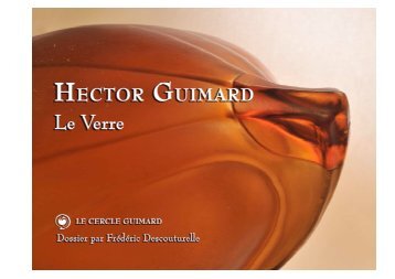 Le verre - Le Cercle Guimard