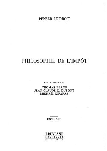 Mikhail Xifaras, Philosophie - Centre Perelman de Philosophie du ...