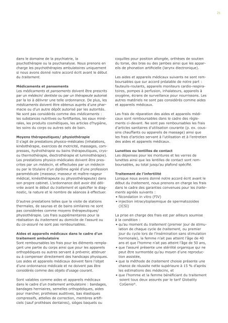 Conditions générales - GLOBALITY