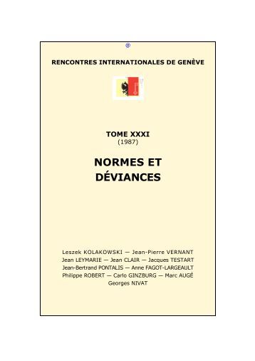 Rencontres internationales geneve 2018