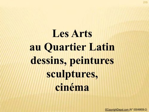 TOME IV - Le quartier latin