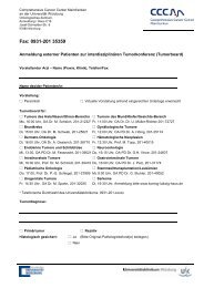 Faxformular Anmeldung Tumorboard - Comprehensive Cancer ...