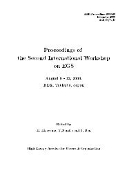 Proceedings of the Second International Workshop on EGS - KEK