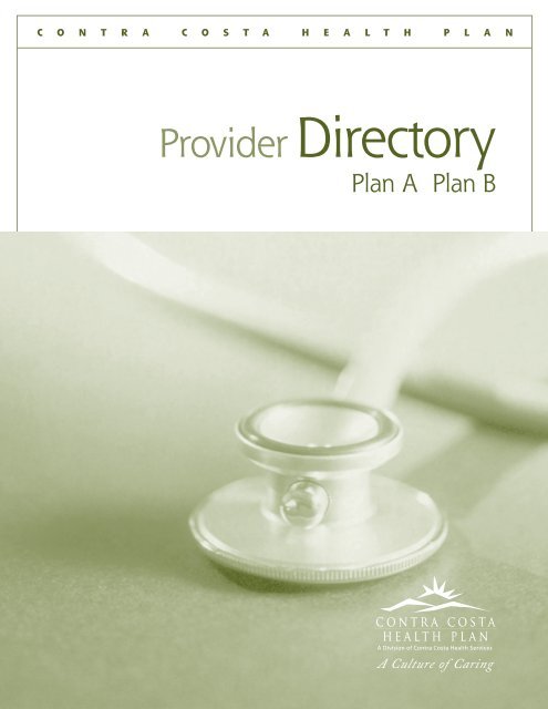 ProviderDirectory - Contra Costa Health Services