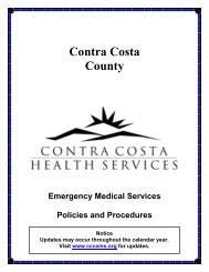 EMS Policy Manual - Contra Costa Health Services