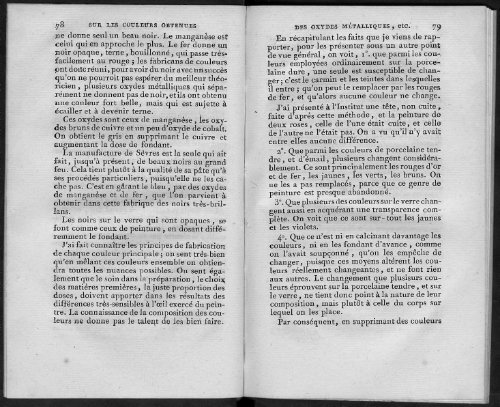 ESSAI Sur les couleurs obtenues des oxydes métalliques, et fixées ...