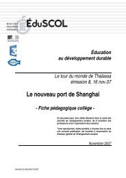 Le nouveau port de Shanghai - Fiche pédagogique collège