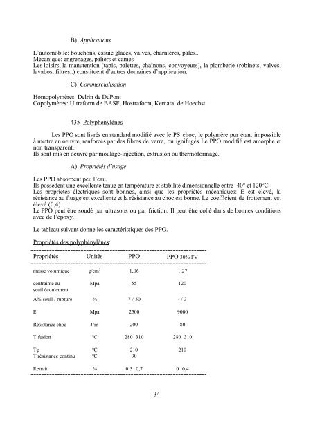 Caracteristiques et choix des materiaux - TS - MediaMef