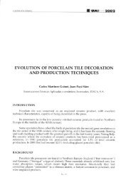 evolution of porcelain tile decoration and production ... - Qualicer