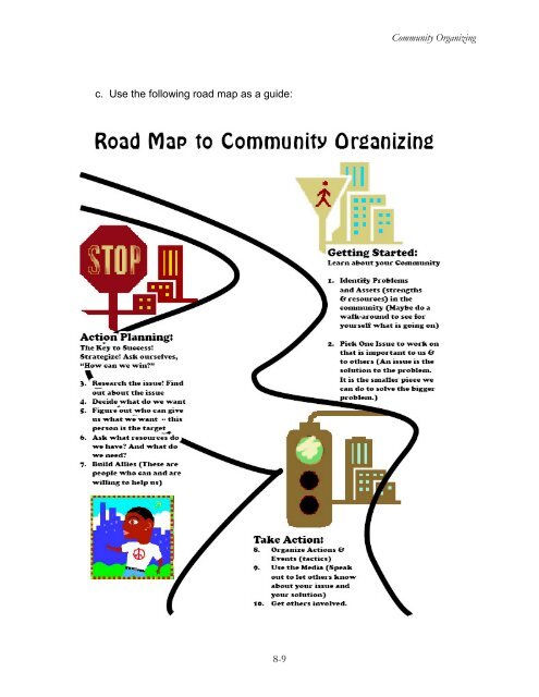 Lesson 8: Introduction to Community Organizing Lesson 8 ...