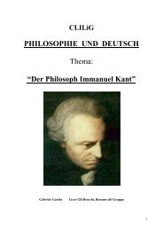 Der Philosoph Immanuel Kant