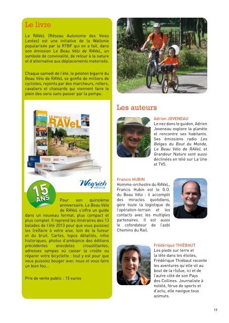 Le Beau Vélo de RAVeL Saison 2013