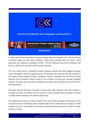 Common Constitution and Language Learning (CCLL ) Introduction
