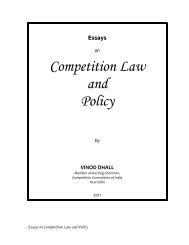Essays on Competition Law and Policy - Competition Commission of ...