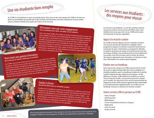 Répertoire des programmes 2013-2014 - CCNB