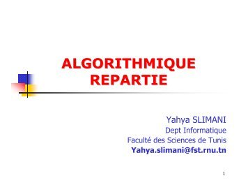 ALGORITHMIQUE REPARTIE